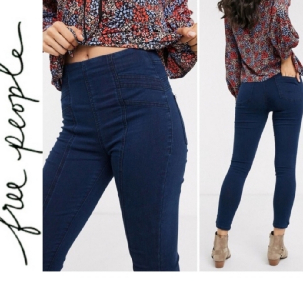 Free People Feel Alright Skinny Jeans-Stargirl